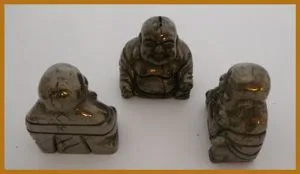 Carved Gemstone Buddha - Various