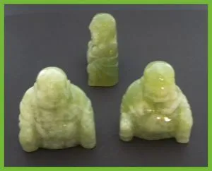 Carved Gemstone Buddha - Various