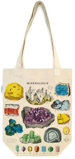 Cavallini - 100% Natural Cotton Vintage Tote Bag - 33x40.5cms - Mineralogie