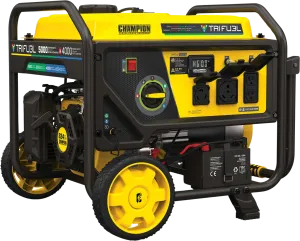Champion 201223 4000W/5000W Generator Tri-Fuel Gas Propane Natural Gas CO Shield Electric Start New