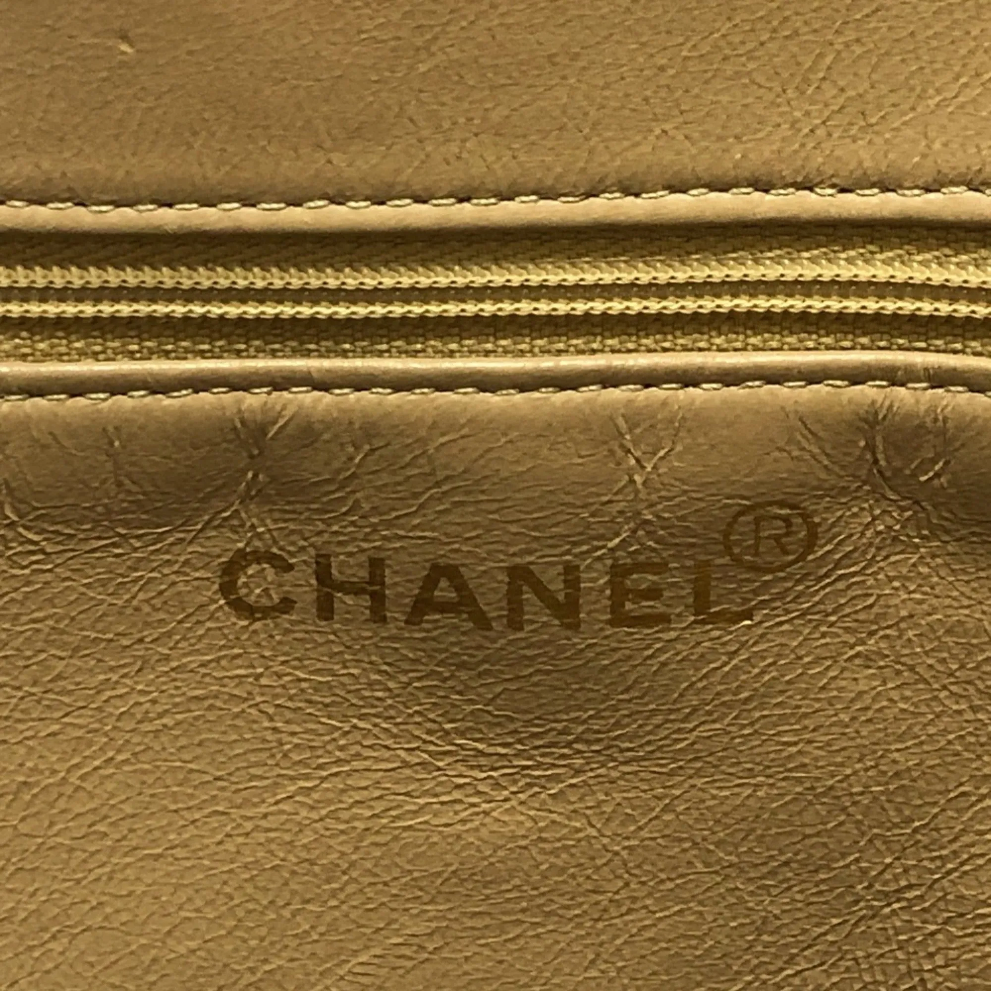 Chanel Coco ball bag shawl Tote Bag Beige GoldHardware