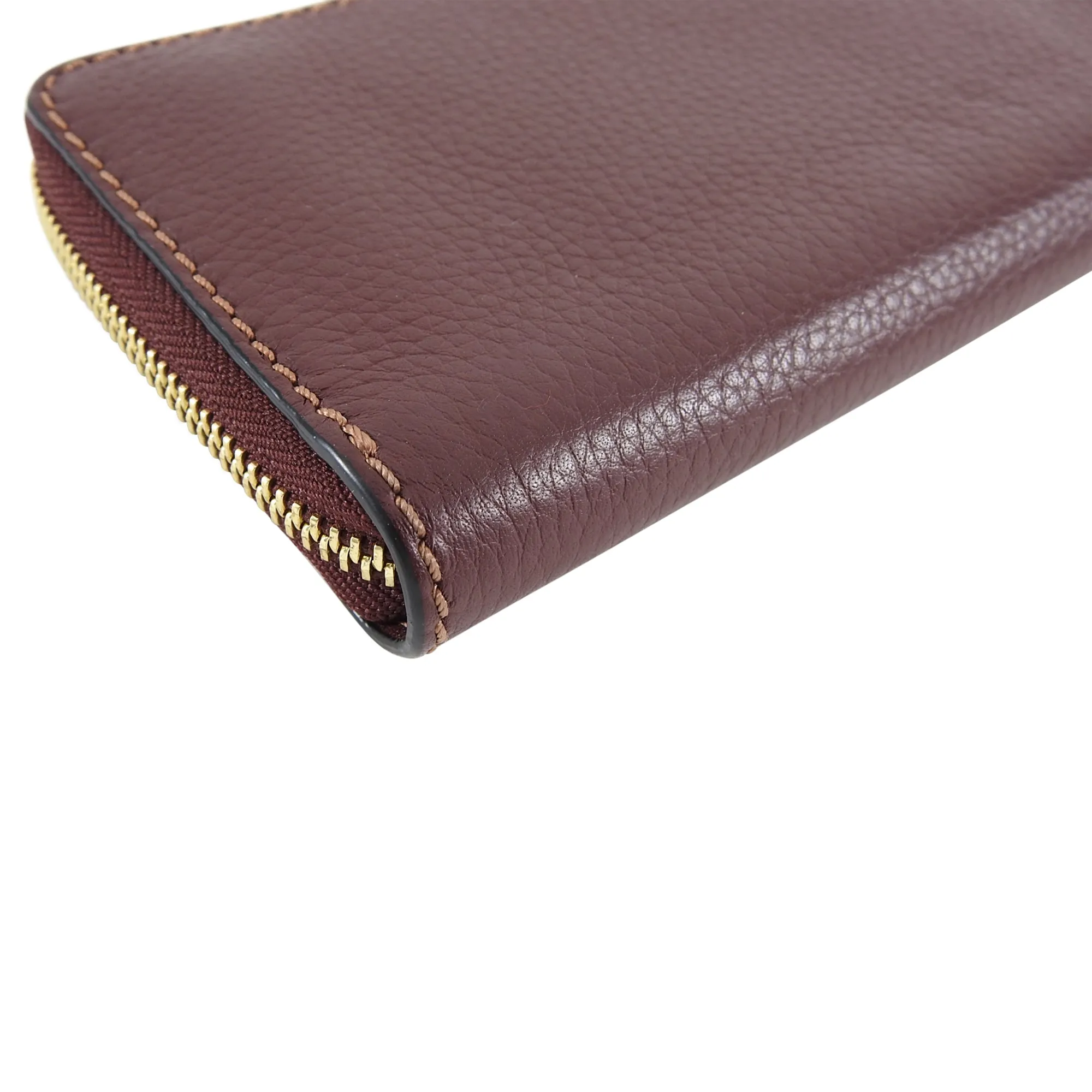 Chloe Marcie Dark Velvet Continental Zipper Wallet