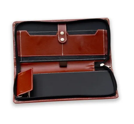 COI Brown Unisex passport holder