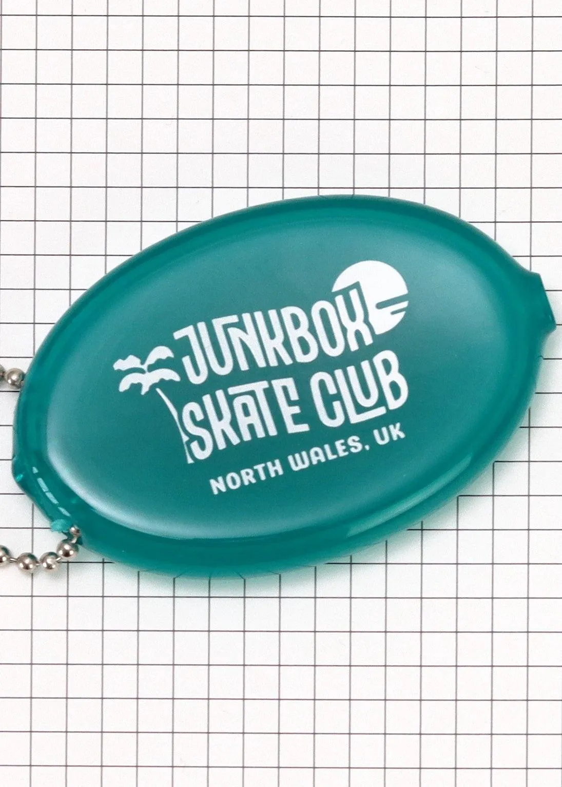 Coin Purse in Translucent Teal