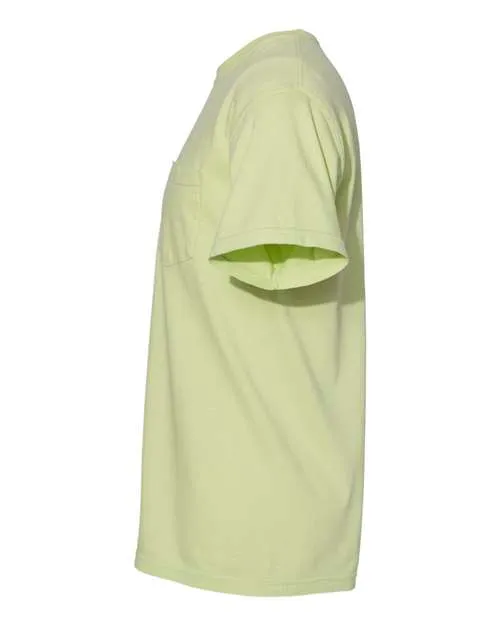 Comfort Colors Garment-Dyed Heavyweight Pocket T-Shirt 6030 Celadon