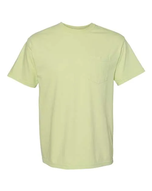 Comfort Colors Garment-Dyed Heavyweight Pocket T-Shirt 6030 Celadon