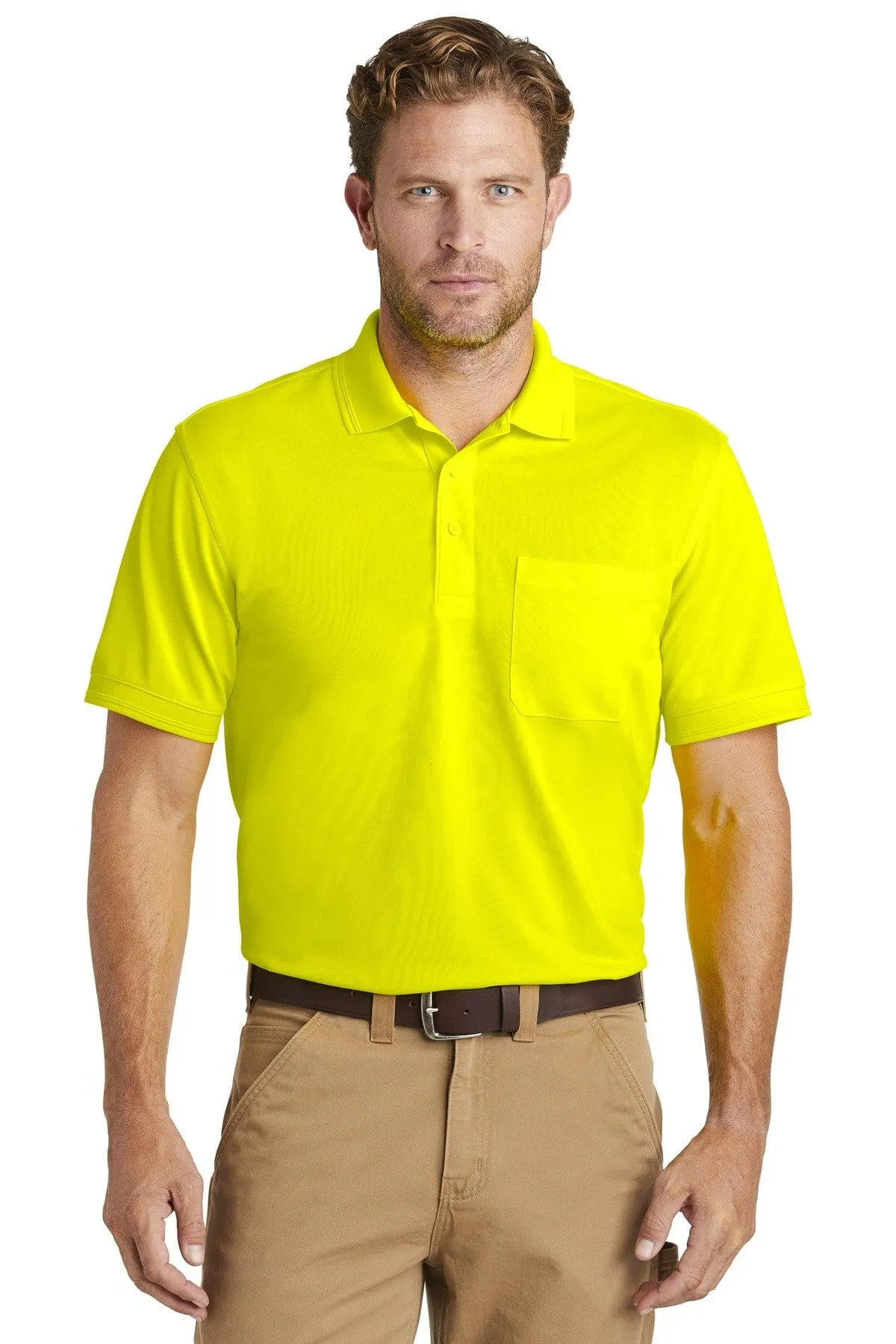 CornerStone  ®  Industrial Snag-Proof Pique Pocket Polo. CS4020P