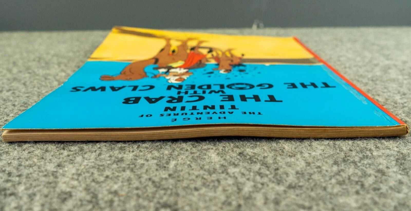 Crab with the Golden Claws Methuen 1972 1st UK Paperback Edition Rare Tintin Book Herge