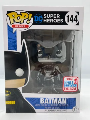 DC Superheroes - Batman Chrome Black NYCC 2017 Exclusive #144 Pop! Vinyl