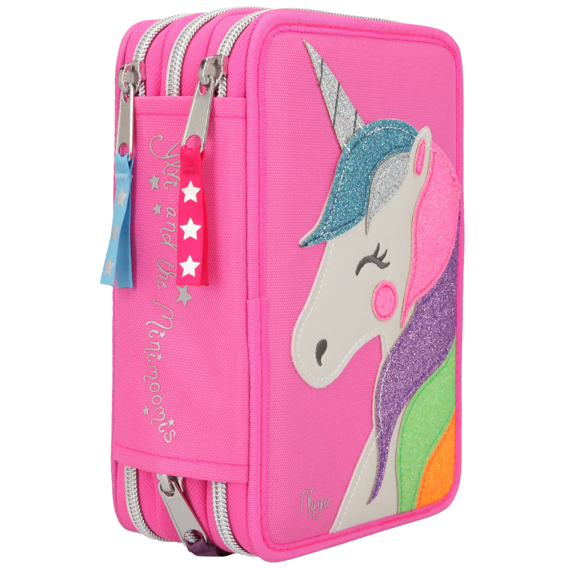 Depesche Ylvi Triple Pencil Case Naya Pink