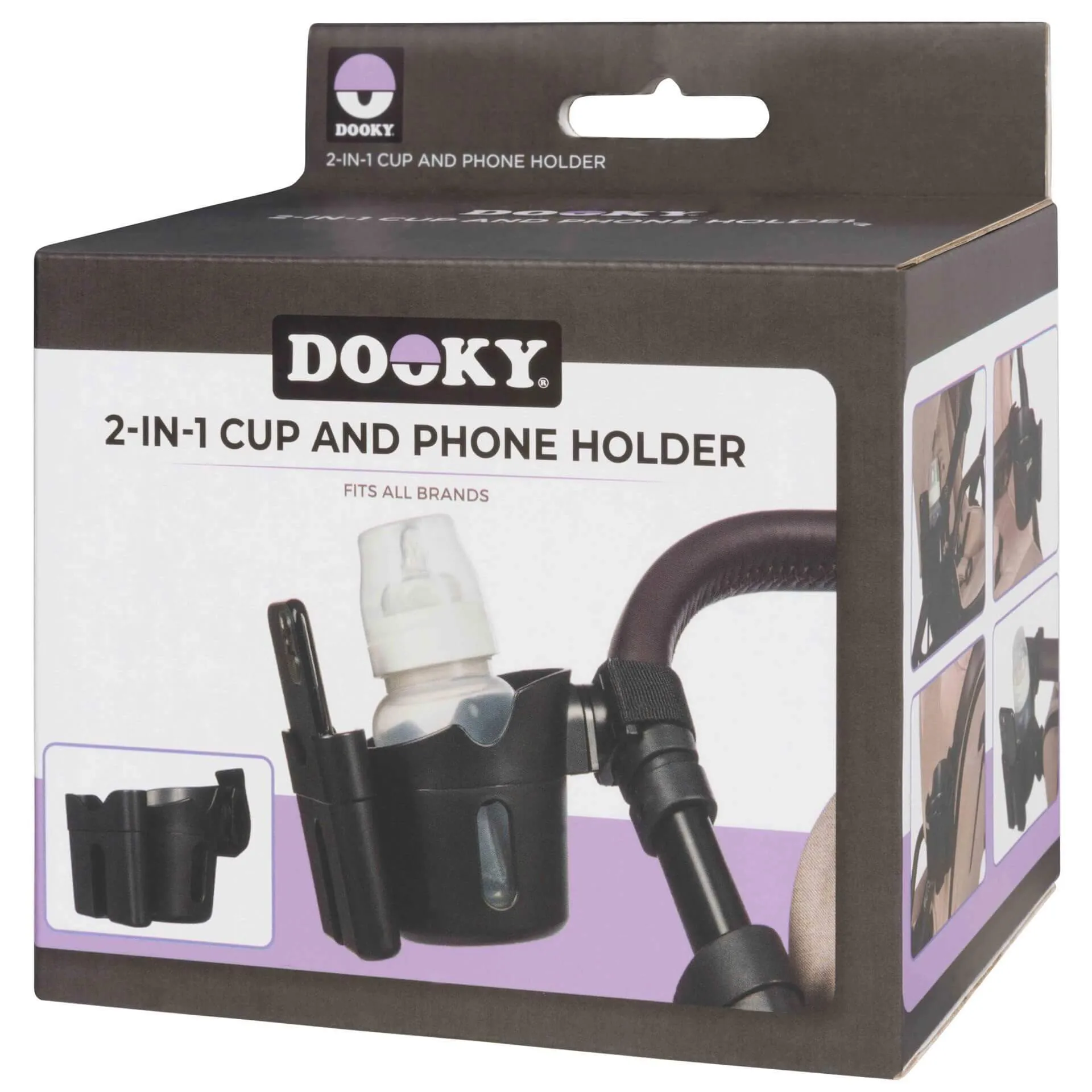 Dooky 2-in-1 Cup & Phone Holder