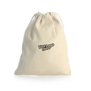 Drawstring Canvas Pouch Big (16cm x 26cm)