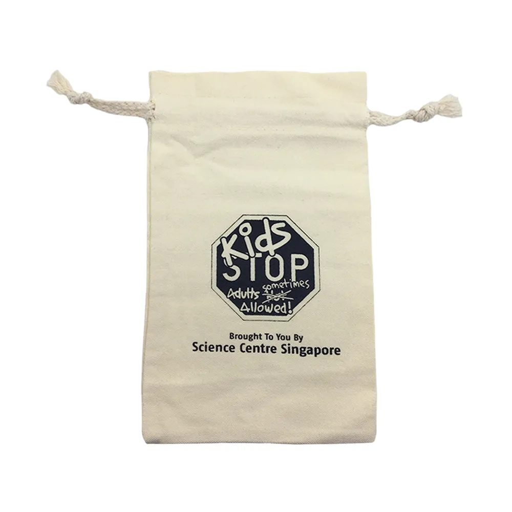 Drawstring Canvas Pouch Big (16cm x 26cm)
