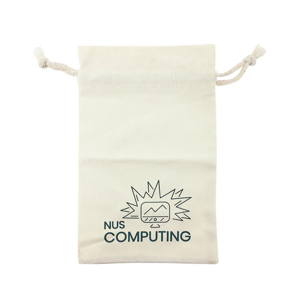 Drawstring Canvas Pouch Big (16cm x 26cm)
