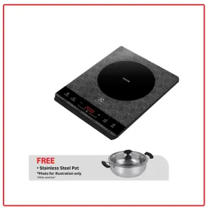 Electrolux ETD29PKB 2000W Portable Induction Cooker