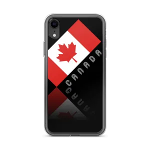 Elegant Maple Leaf Canada iPhone Black Case