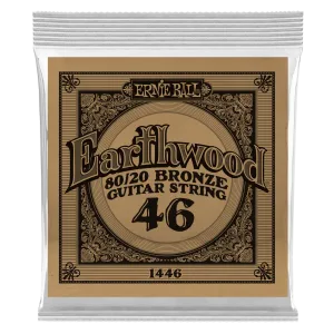 Ernie Ball Earthwood 46W Bronze Ball End Guitar String