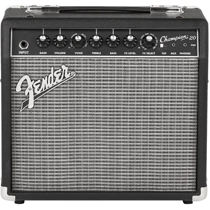 Fender Champion 20 1 x 8" Guitar Combo Amplifier, 120V