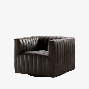 Four Hands Augustine Swivel Chair in Deacon Wolf