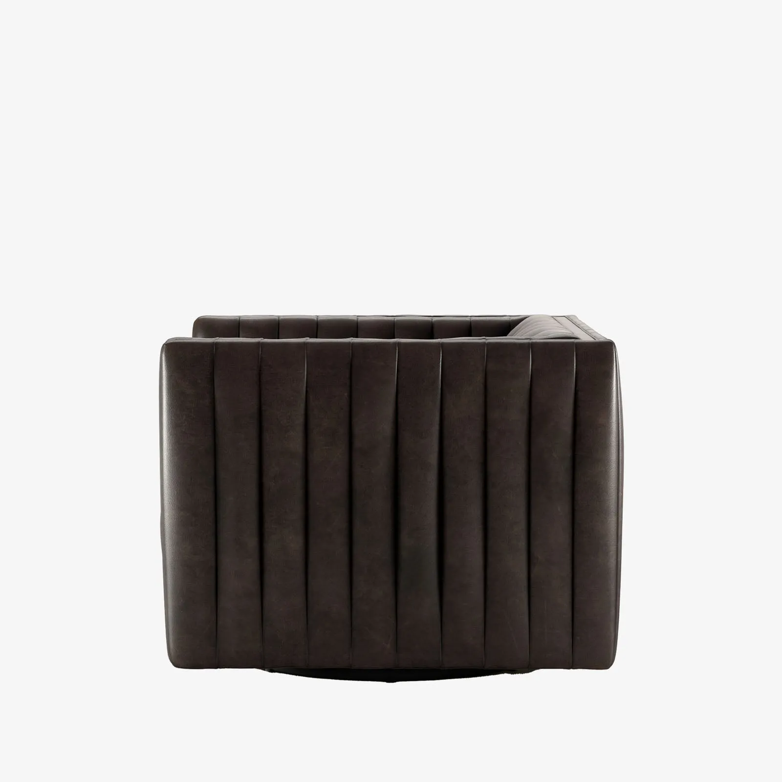 Four Hands Augustine Swivel Chair in Deacon Wolf