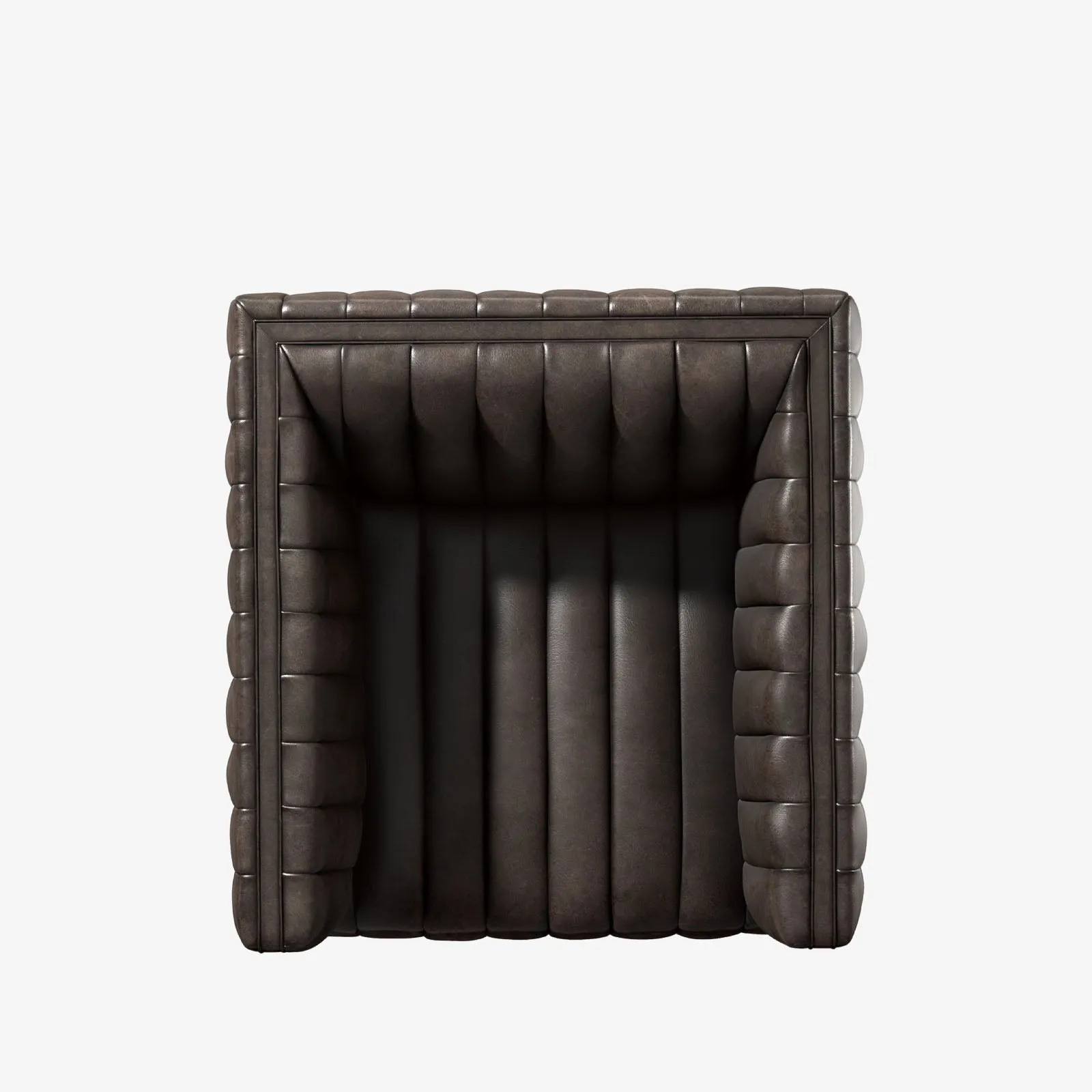 Four Hands Augustine Swivel Chair in Deacon Wolf