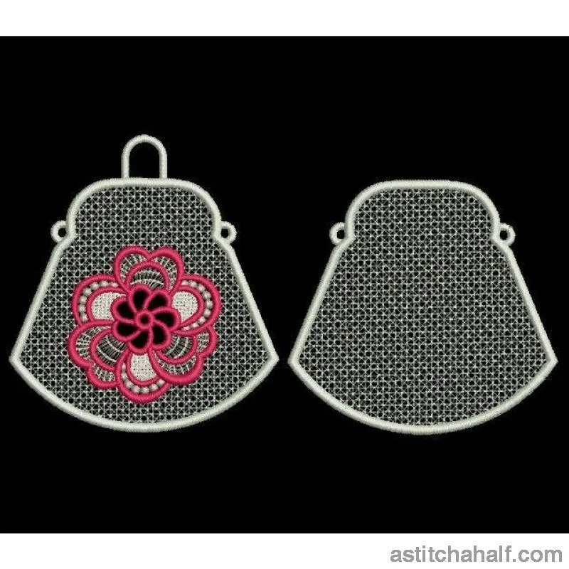 Freestanding Lace Pretty Petals Purse