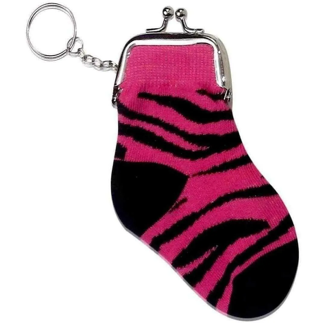 Fun Novelty Sock Shaped Coin Purse