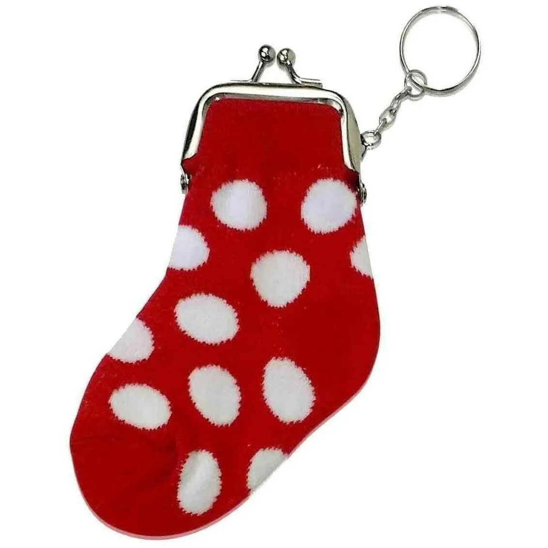 Fun Novelty Sock Shaped Coin Purse