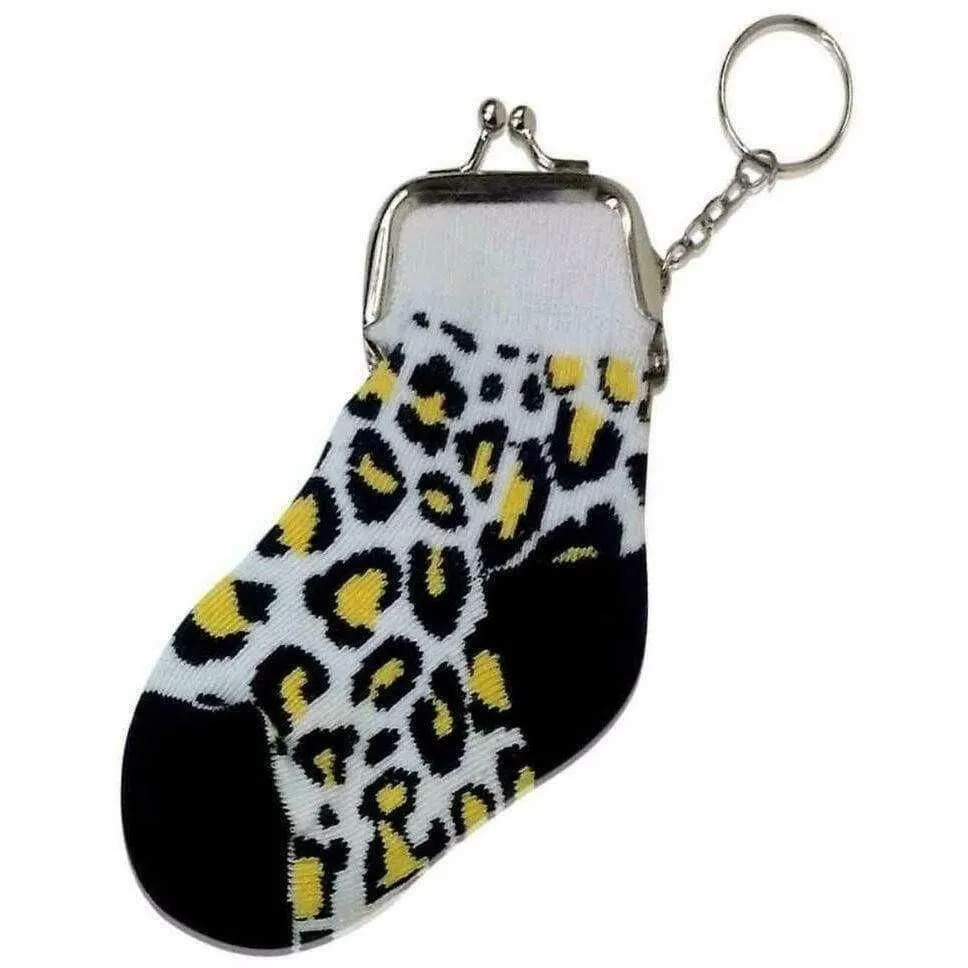 Fun Novelty Sock Shaped Coin Purse