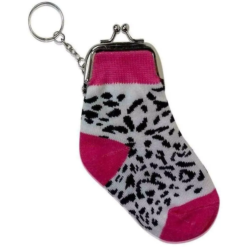 Fun Novelty Sock Shaped Coin Purse