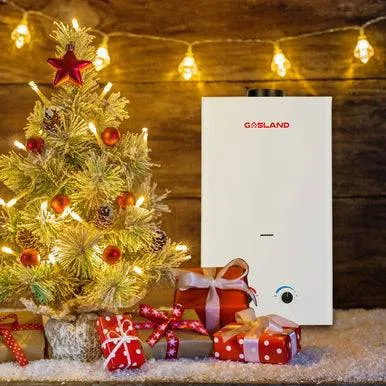 Gasland Outdoor Portable Tankless Water Heater - 3.18GPM 12L - White