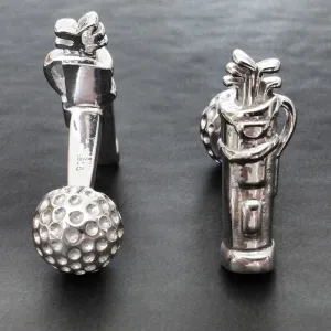 Golf bag in Sterling Silver