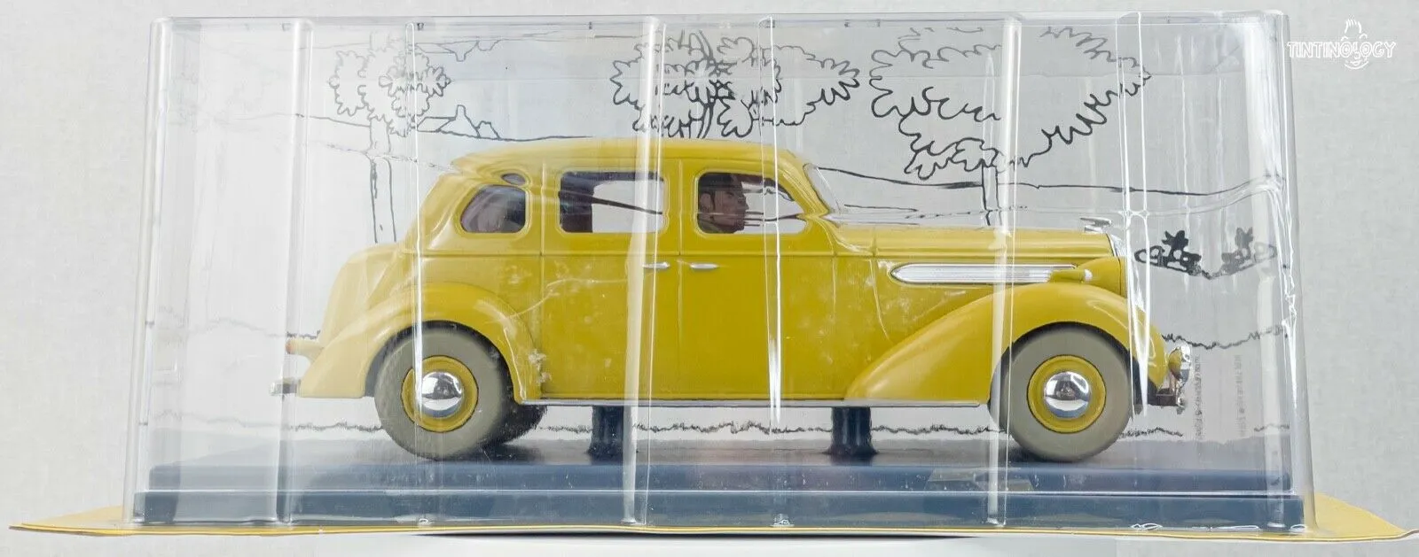 HACHETTE Tintin Car 1/24 #36 Beige Car: 7 Crystal Balls Rare Model Voiture