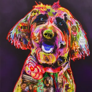 Hand Embellished Personalised Art