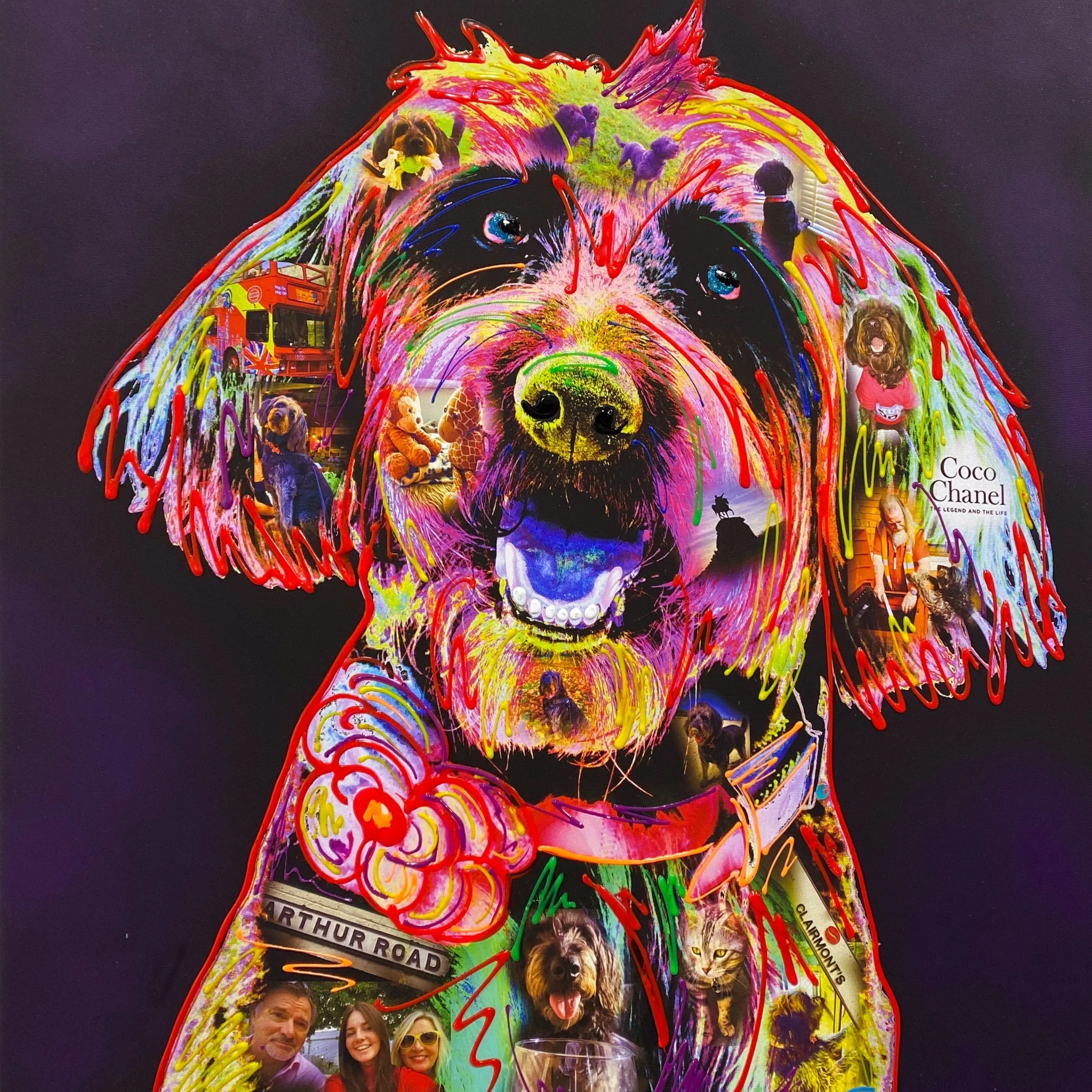 Hand Embellished Personalised Art