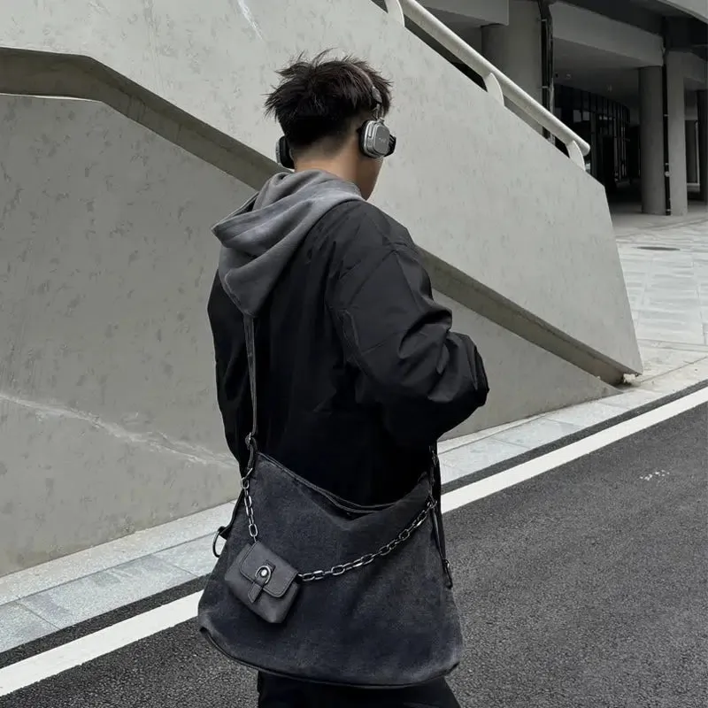 Headphone Pocket Casual Crossbody Bag