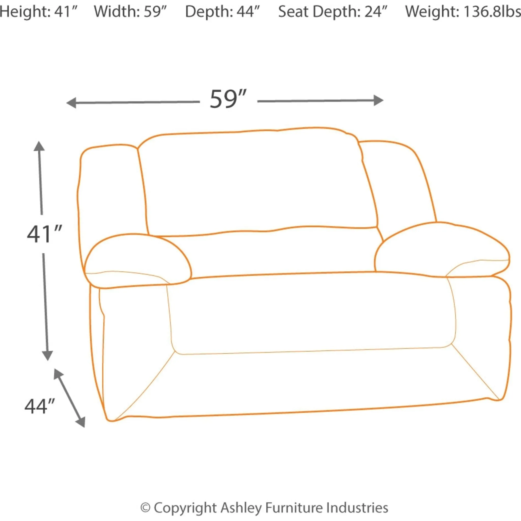 Hogan Zero Wall Wide Seat Recliner