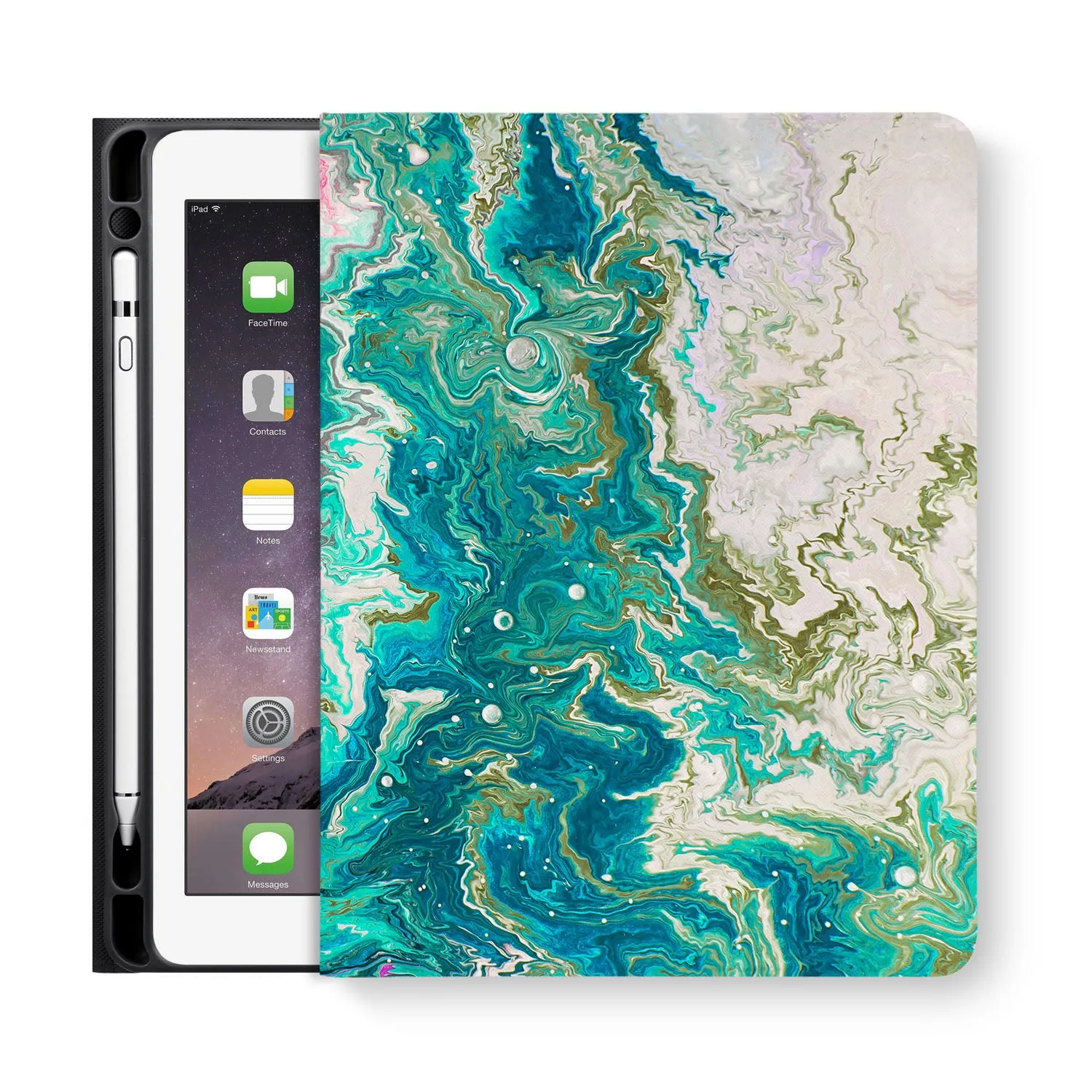 iPad Folio Case - Marble