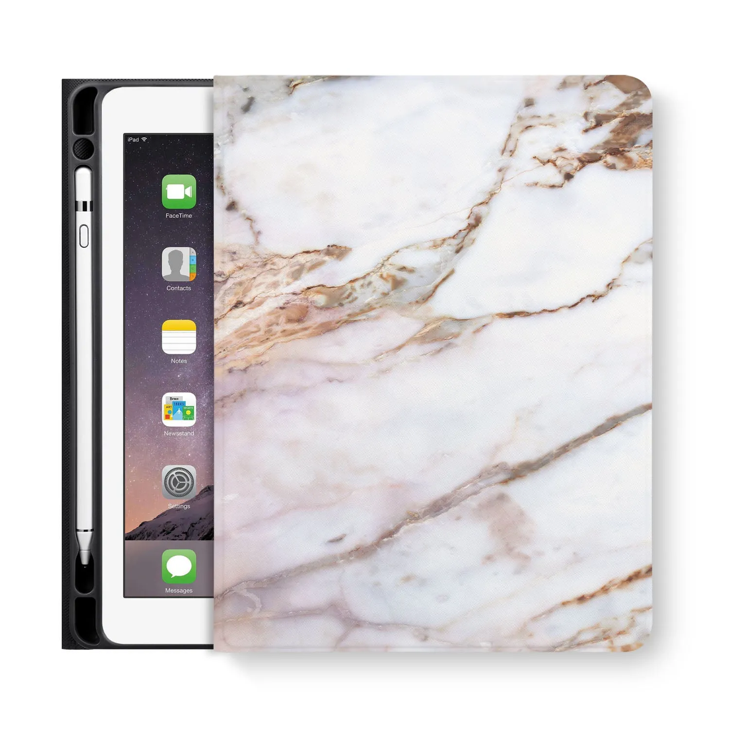 iPad Folio Case - Marble