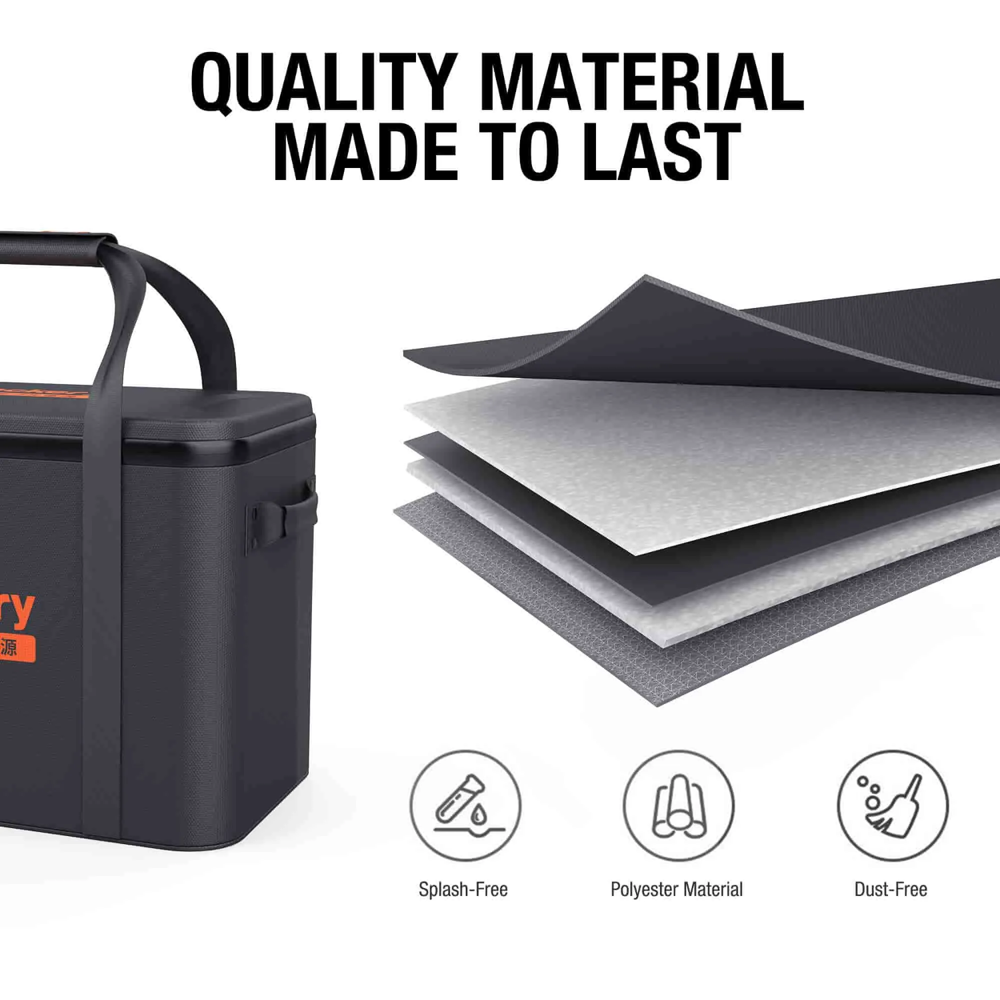 Jackery Upgraded Carrying Case Bag for Explorer 600 Plus/1000/1000 Pro (M)