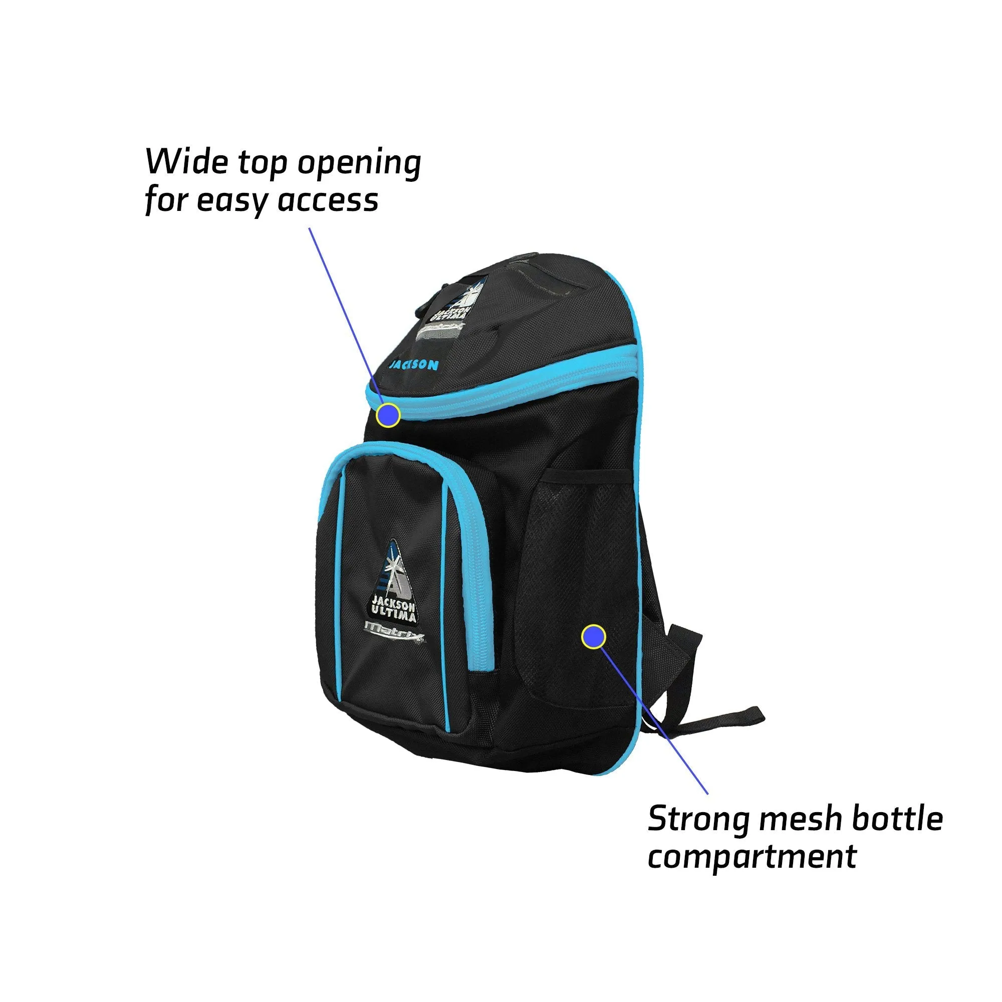 JACKSON ULTIMA SPORT BAG (BLACK/BLUE) USFS