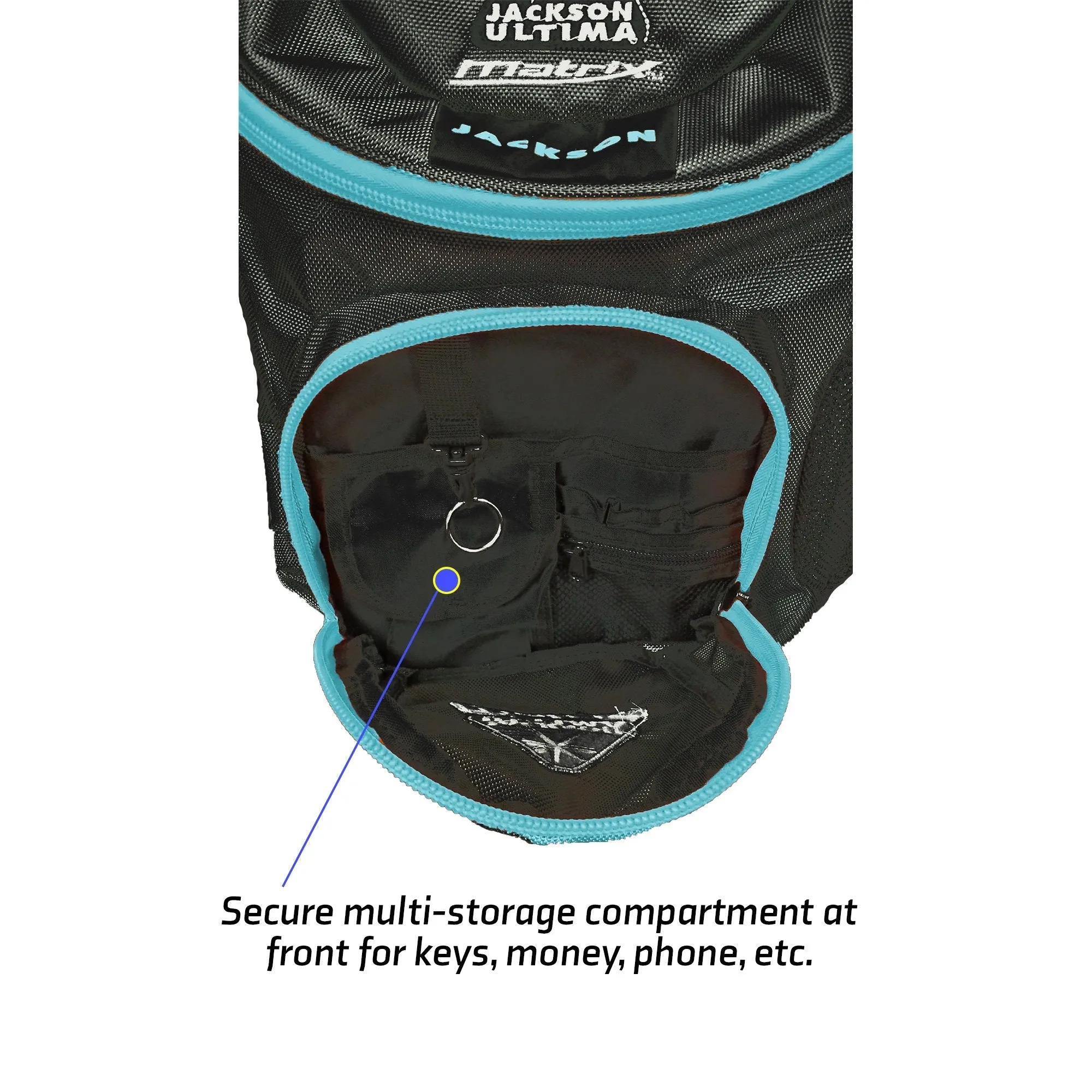 JACKSON ULTIMA SPORT BAG (BLACK/BLUE) USFS