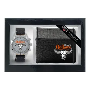 Kansas City Outlaws Watch and Wallet Set