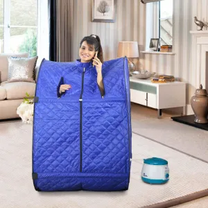 Kawachi Portable Steam Sauna Bath Panchkarma Swedan Machine- I76-Blue