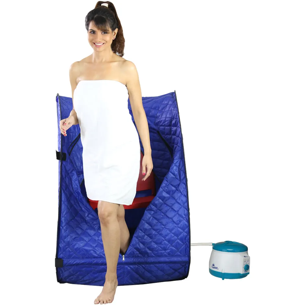 Kawachi Portable Steam Sauna Bath Panchkarma Swedan Machine- I76-Blue