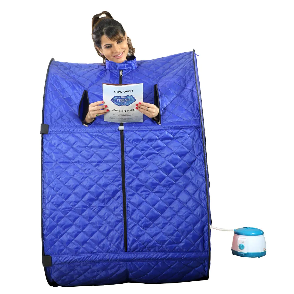 Kawachi Portable Steam Sauna Bath Panchkarma Swedan Machine- I76-Blue