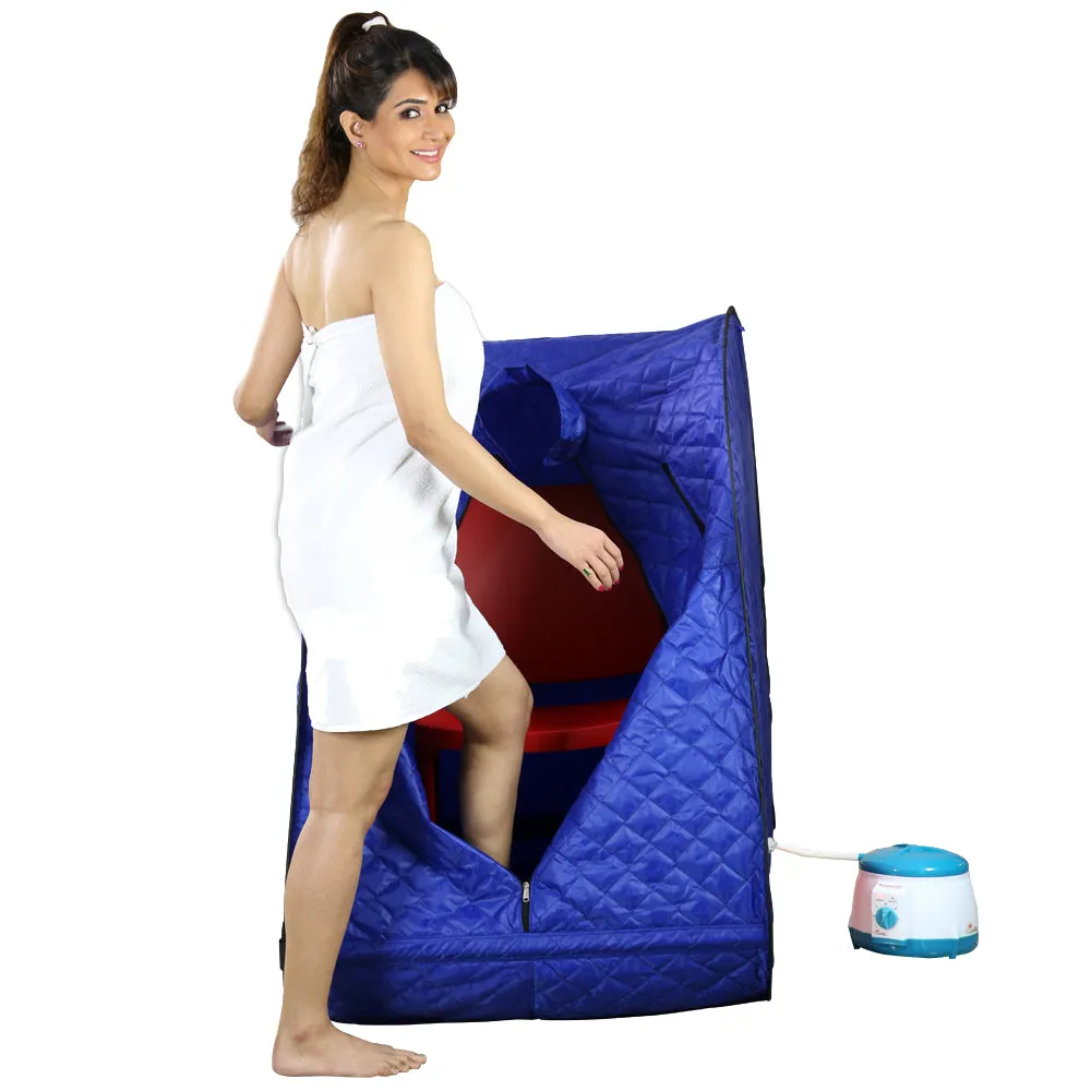 Kawachi Portable Steam Sauna Bath Panchkarma Swedan Machine- I76-Blue