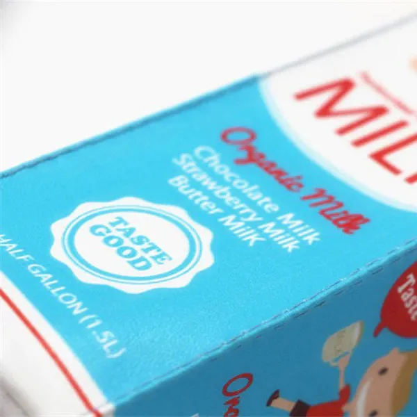 Kawaii Milk Box Zipper Cartoon Pencil Case