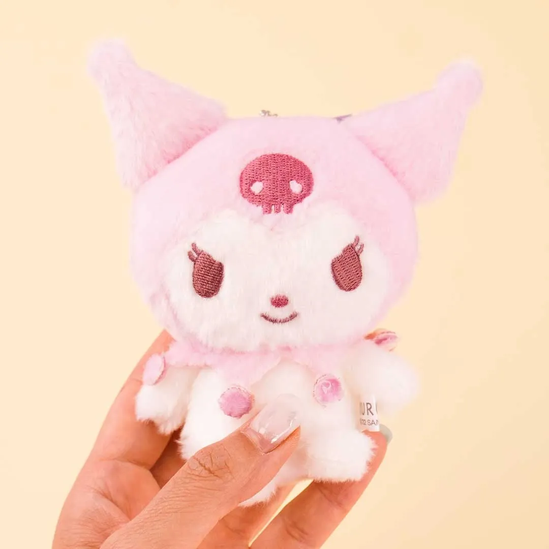 Kuromi Pink Pastel Plushie Charm - Medium