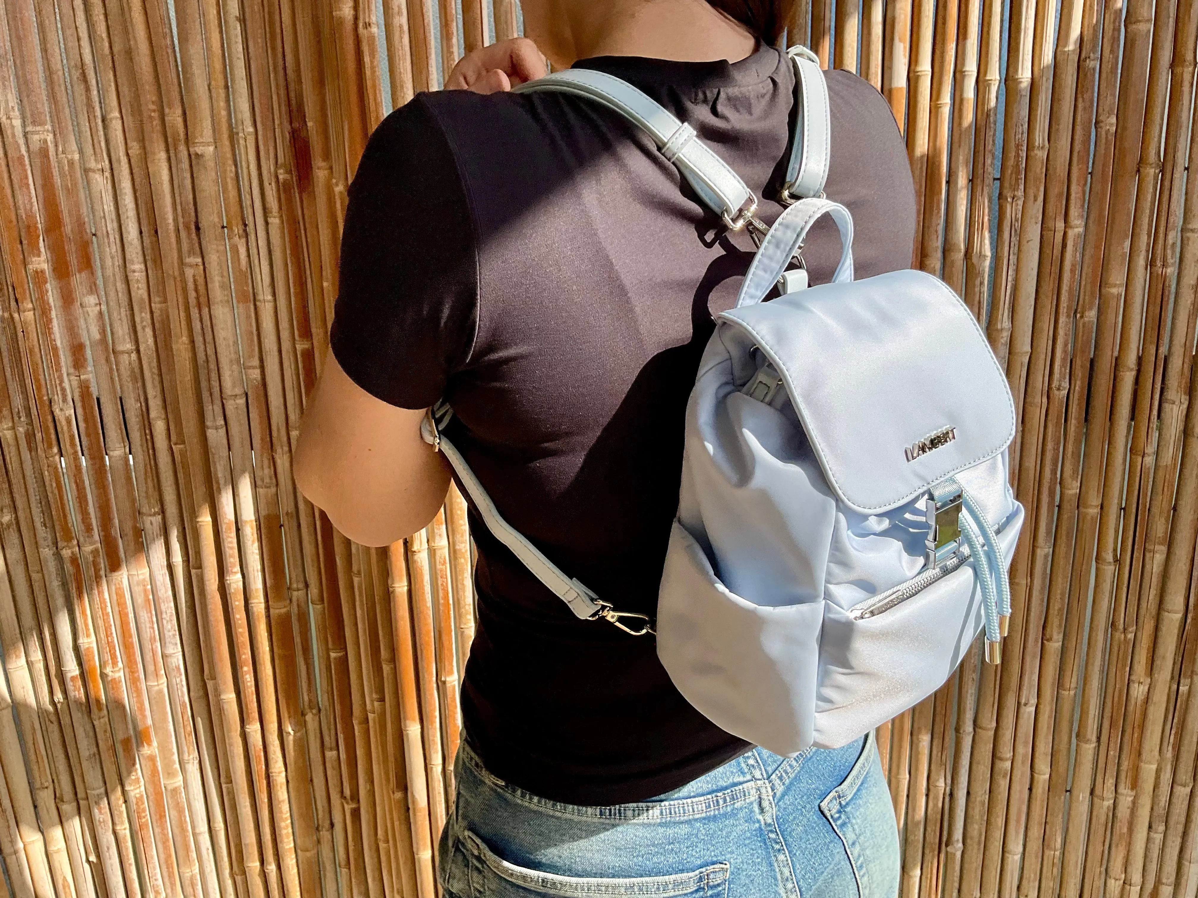 Lambert - 'The Aria' - Azure 3-in-1 Recycled Nylon Backpack